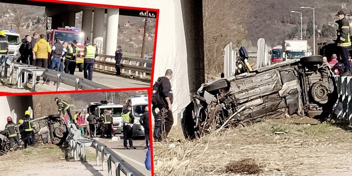 Užas u Nišu, automobil sleteo s puta! U prevrtanju poginula jedna osoba, a četiri povređene (VIDEO/FOTO)