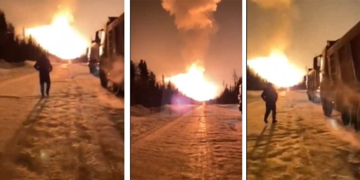 Ogromna vatrena lopta! Nov ukrajinski napad na ruskom tlu?! Na meti se našao i Sibir (VIDEO)