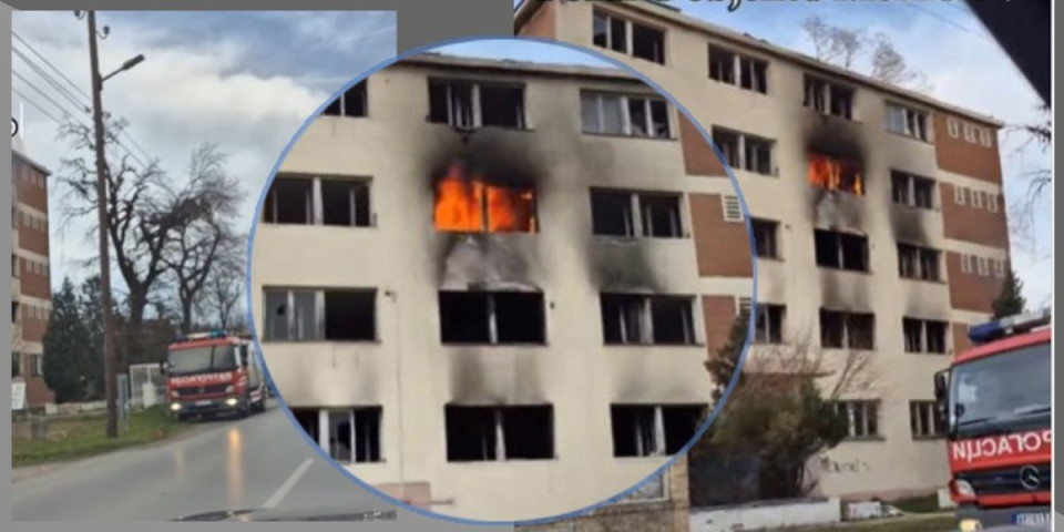 Požar u Bačkoj Palanci! Objekat u plamenu, vatrogasci se bore sa vatrenom stihijom (VIDEO)