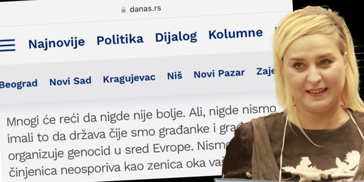 Skandalozne tvrdnje tajkunskog Danasa: Srbija je organizovala genocid!