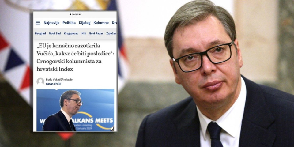 Đilasu, Đukanovićevom konzulu i hrvatskim medijima se pridužio i Šolak: Smeta im Vučićeva suverena politika!