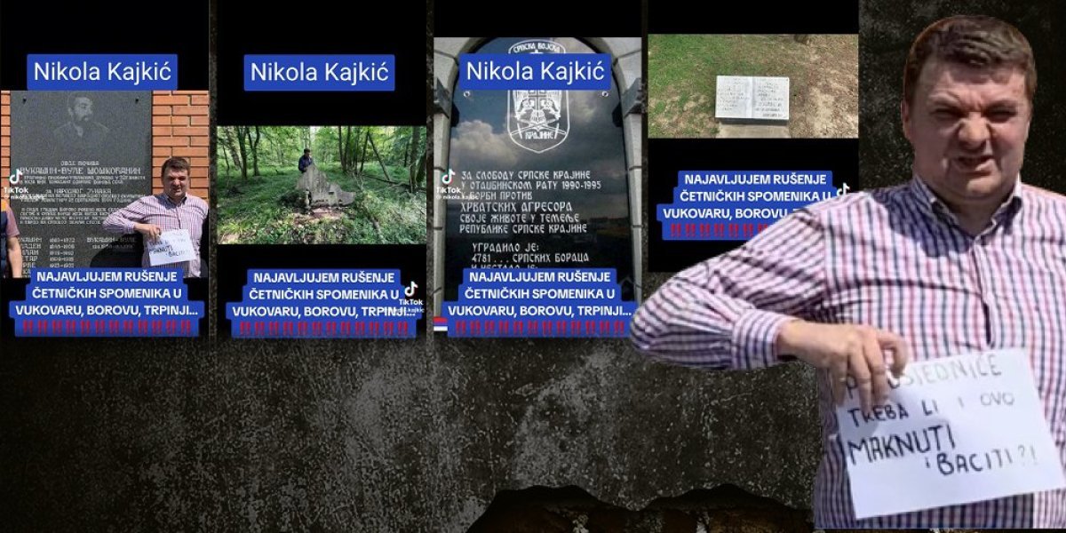 Ustaša podivljao! Ozloglašeni srbomrzac preti rušenjem srpskih spomenika (VIDEO)