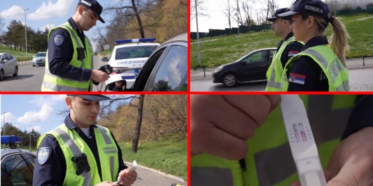 Nesavesni vozači na udaru! Policija uvela novi test na drogu, detektuje šest vrsta narkotika (VIDEO)