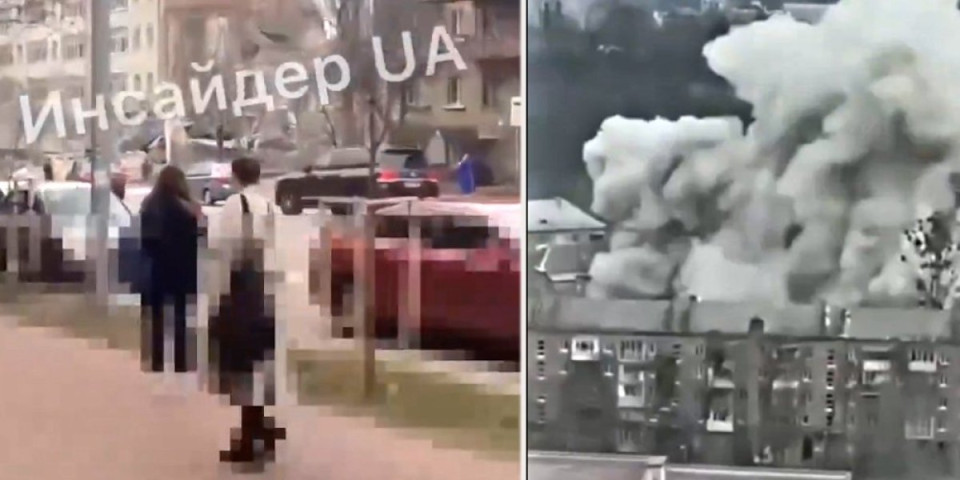 (VIDEO) Rusi zasuli Kijev raketama! Putinu i Rusiji dosta svega: Počelo nemilosrdno razaranje prestonice Ukrajine!