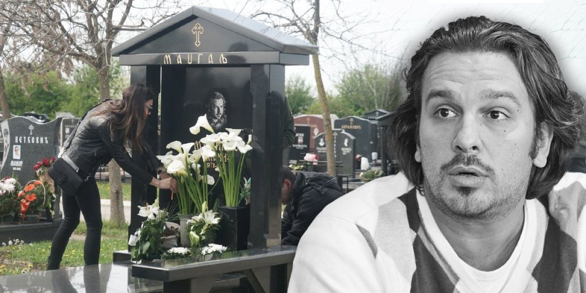 Održan pomen Marinku Madžgalju: Osam godina od smrti voljenog glumca, na groblju porodica i prijatelji (FOTO)