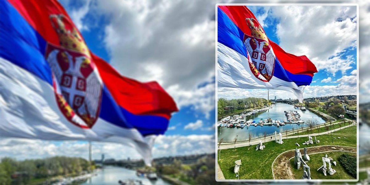 Voda zapljuskuje čamce, sunce je okupalo jutro, a velika zastava Srbije vijori se na Adi: Doviđenja, zimo!