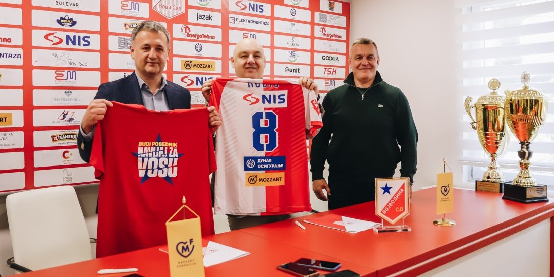 Budi pobednik, navijaj za Vošu! Sportsko društvo Vojvodina i kompanija Mozzart potpisali ugovor o saradnji