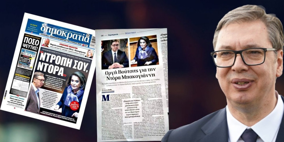 "Sram te bilo, Dora!" Grci razvaljuju Bekojanijevu zbog podrške lažnoj državi, prenose Vučićeve reči! (FOTO)