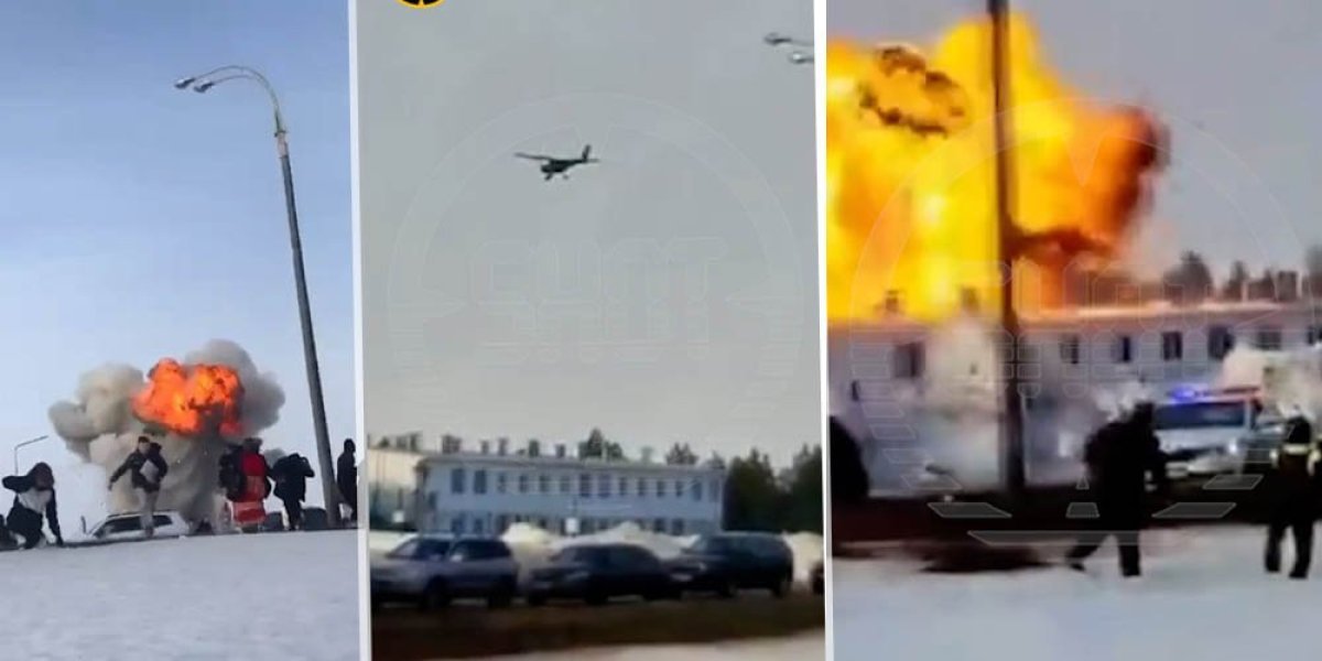 (VIDEO) Horor jutro u Rusiji! Novi stravičan napad! Objavljeni prvi snimci: Eksplozija zatresla zgradu, ljudi panično beže!