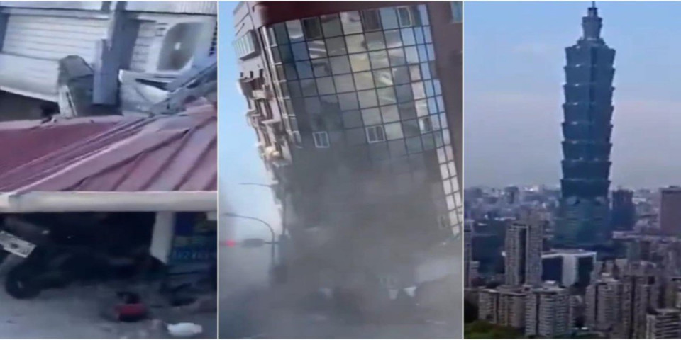 (VIDEO) Razoran zemljotres pogodio Tajvan! Ruše se zgrade i kuće, hitno izdato upozorenje na cunami!
