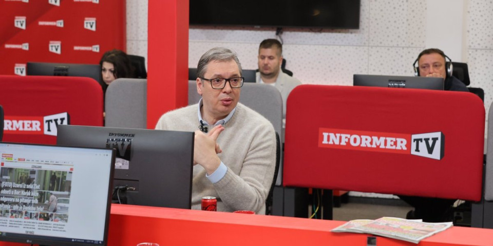 EKSKLUZIVNO! Aleksandar Vučić gostuje na Informer TV sutra u 16 časova