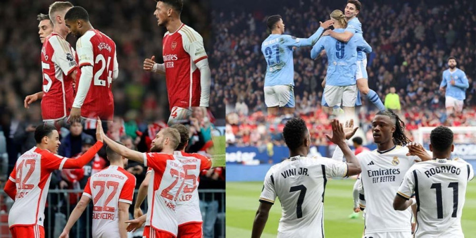 KRAJ! Najveći fudbalski spektakl ove sezone! Real - Siti 3:3, Arsenal - Bajern 2:2! (VIDEO)