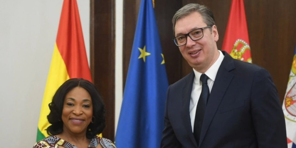 Sadržajan i prijateljski razgovor! Vučić se sastao sa ministarkom spoljnih poslova Gane Širli Ajorkor Bočvej