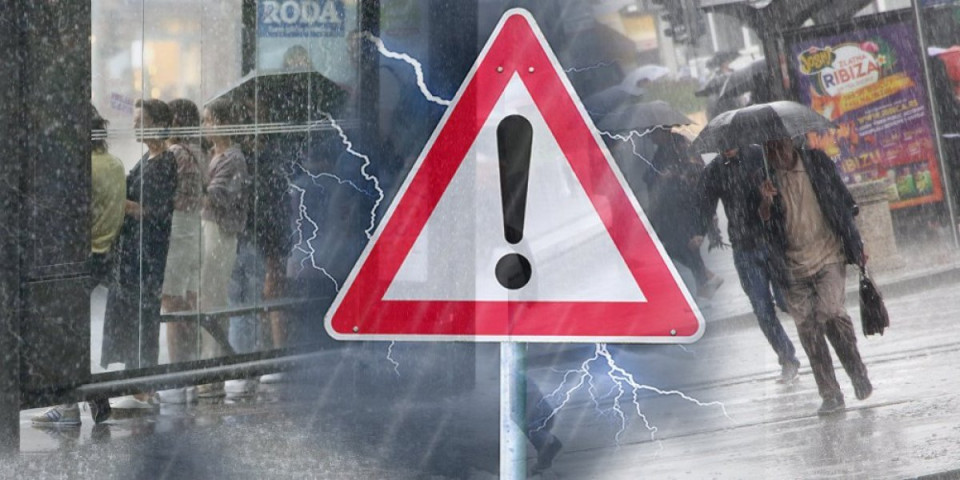 Hitno upozorenje RHMZ! Upaljen meteoalarm - u naredna 2 sata ovi delovi Srbije na udaru nevremena