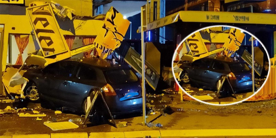 Automobilom demolirao kafanu: Saobraćajna nezgoda u Prokuplju