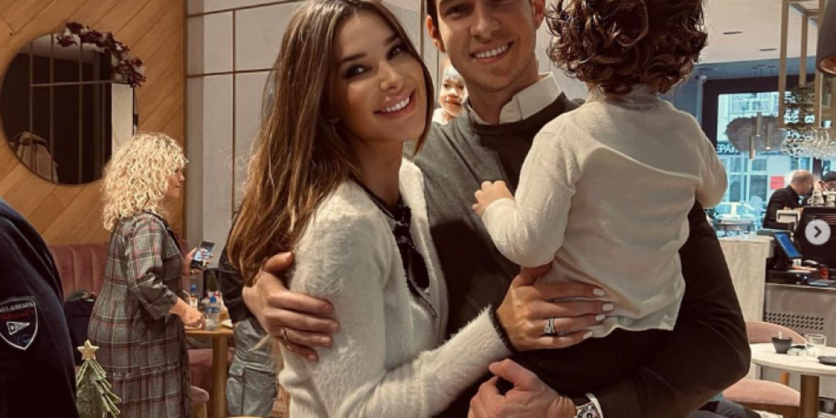 Dragana Džajić sa porodicom