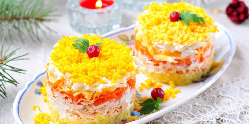 Posna mimoza salata: Kremasta i sočna - bolja od mrsne, a sprema se očas posla