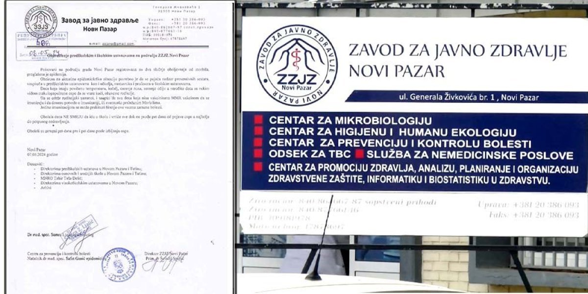 Proglašena epidemija morbila u Novom Pazaru!