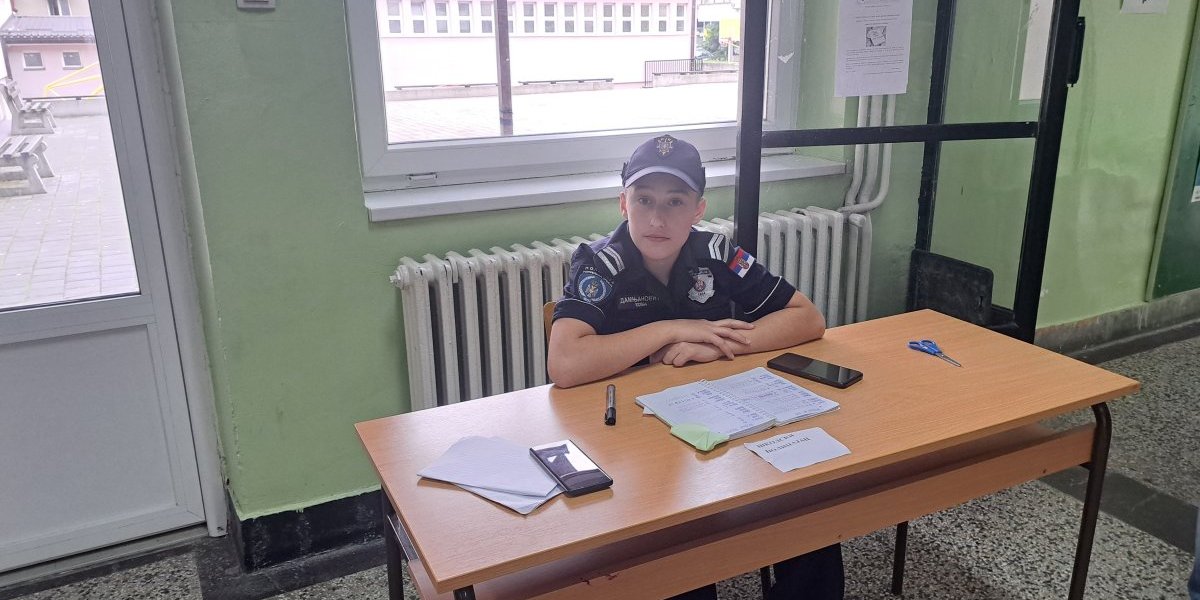 Školski policajac Vasilije Damnjanović 