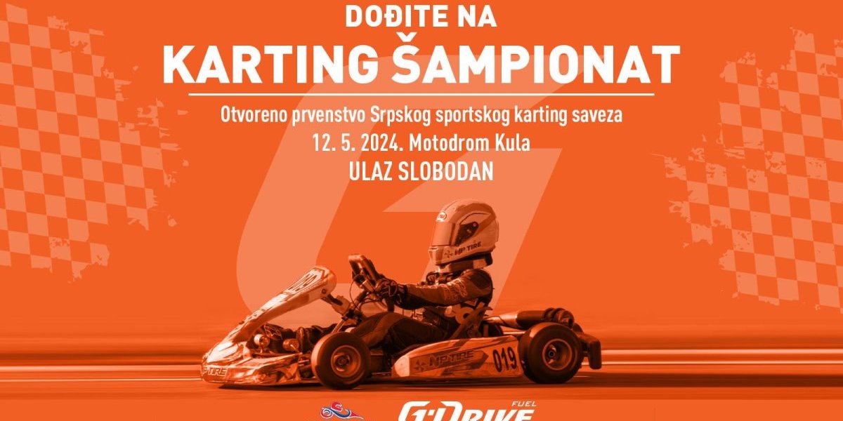 DOŽIVITE G-DRIVE #TAKOMOĆNO KARTING ISKUSTVO: Čekamo te na drugoj trci karting šampionata!