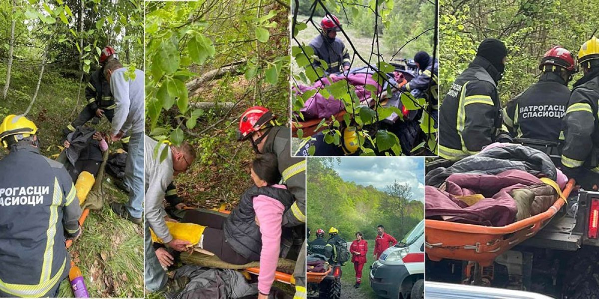 Vatrogasci spasili ženu kod Pirota! Pala i polomila nogu, a onda su oni stupili na scenu (FOTO)