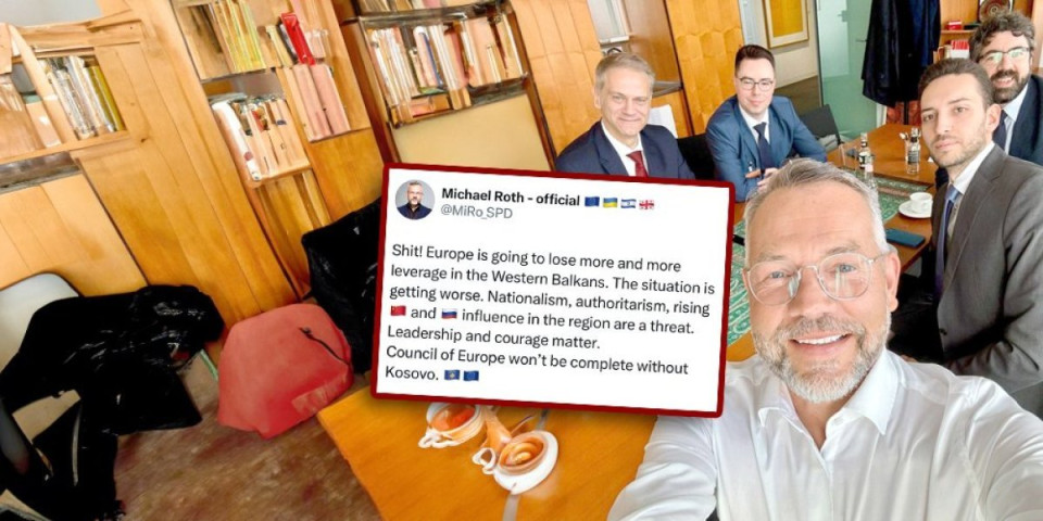 "S**nje"! Mentor srpske opozicije Mihael Rot podivljao jer tzv. Kosovo ne ulazi u Savet Evrope!