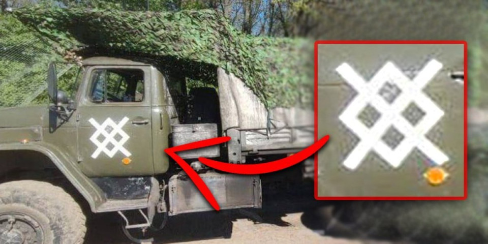 Svi gledaju ovaj znak ruske Grupe "Sever"! Nezadrživo idu ka Harkovu, a na vojnoj tehnici nose poseban simbol (FOTO)