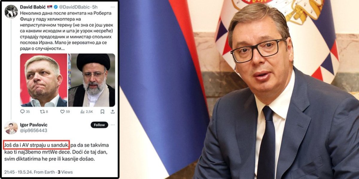 "Strpaćemo Vučića u sanduk"! Nove stravične pretnje predsedniku Srbije (FOTO)