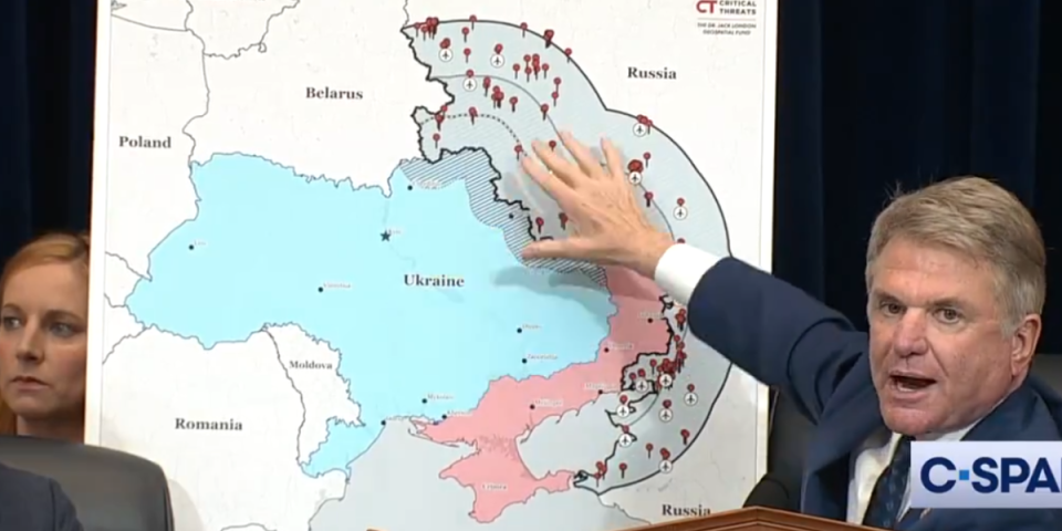 (VIDEO) Šta ovo spremaju Rusima?! U Kongresu otkrili zloslutnu mapu: Šokantan poziv iz SAD digao ceo državni vrh Rusije na noge!
