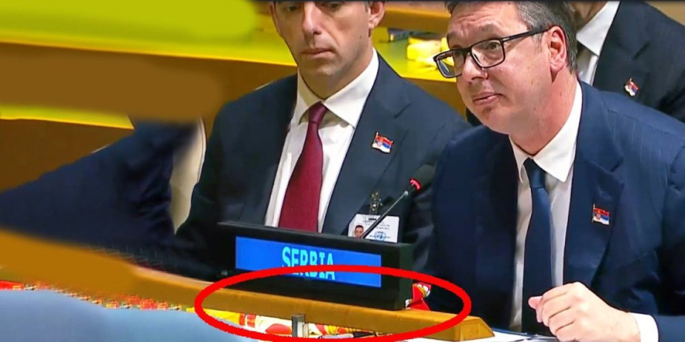"Doneću vam zastavu hrabrih, jer mi pripadamo takvom narodu": Vučić doneo poklon za predsedavajućeg UN