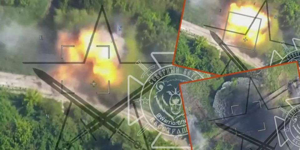 Rusi i ovako "dave" Volčansk! Ukrajinci hteli da sakriju ponton, dronovi se prišunjali, usledio pakao! (VIDEO)