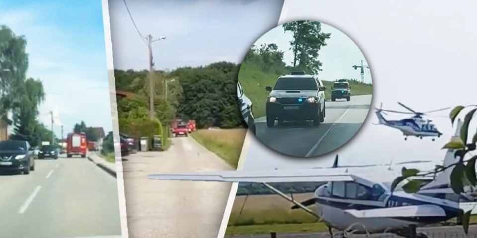 (VIDEO) Pogledajte, ovako su tragali za avionom koji se srušio u komšiluku!  Troje povređenih, jedan poginuo