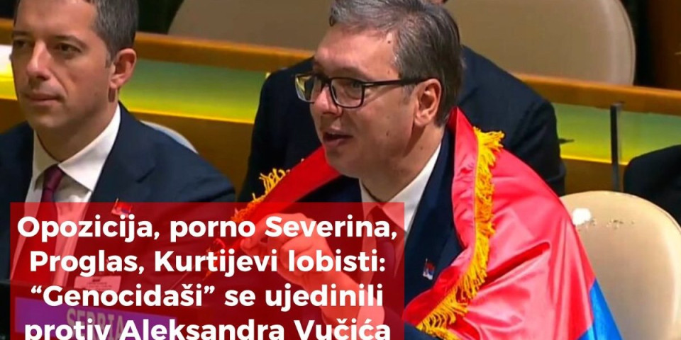 NIJE VIC! Opozicija, Proglas, Kurtijevi lobisti i porno Hrvati: Svi "genocidaši" se ujedinili protiv Vučića! (VIDEO)