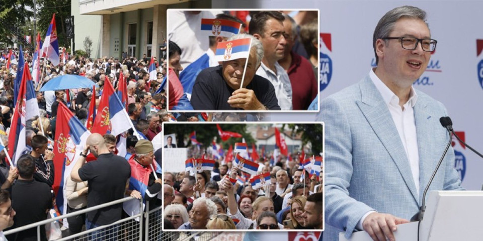 Miting liste „Aleksandar Vučić - Valjevo sutra“ - Vučić: Ujedinili smo se na ideji da zaštitimo i sačuvamo Srbiju do 2027. godine! (VIDEO)