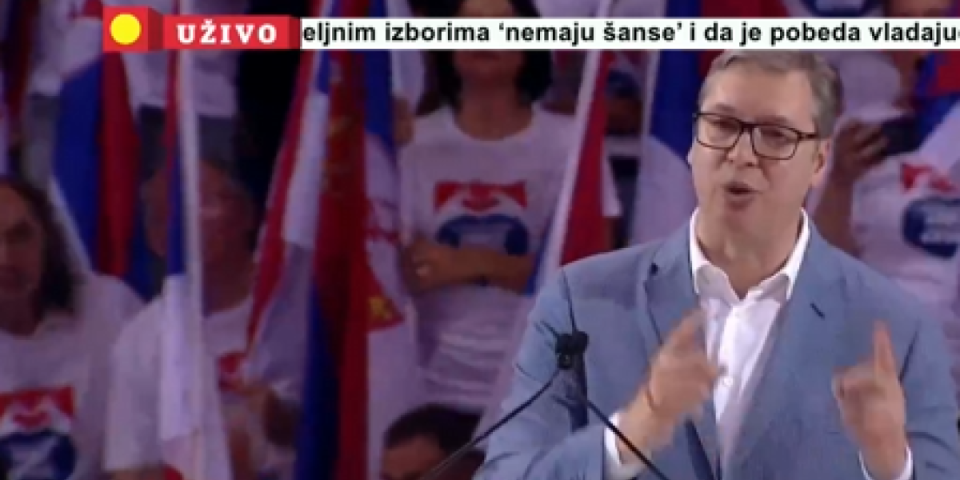 Ova "izborna utakmica" je komplikovanija nego što izgleda! Vučić u Nišu: Iako deluju razjedinjeni, svi zajedno biće samo dan posle izbora ujedinjeni