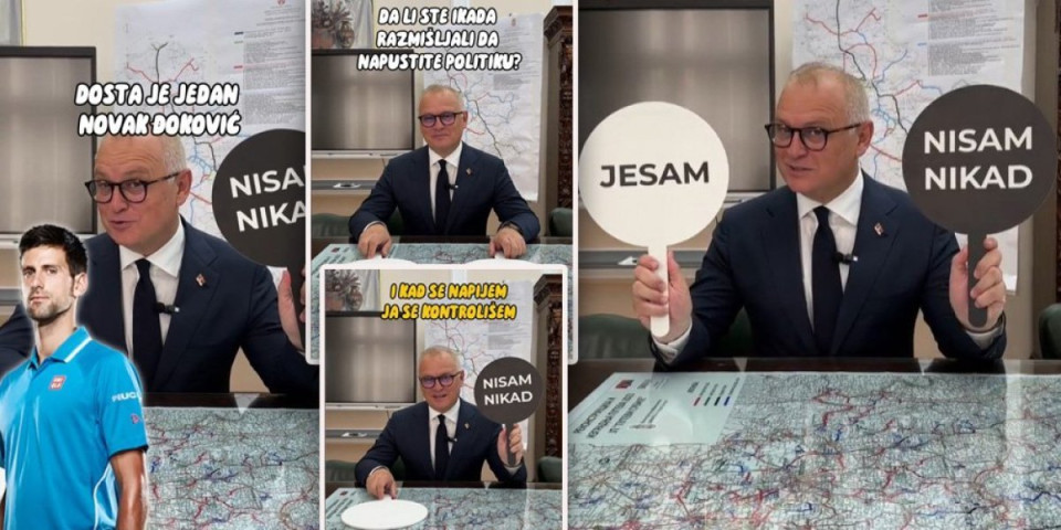 Ovo morate pogledati! Ministar Vesić objavio novi hit snimak (VIDEO)