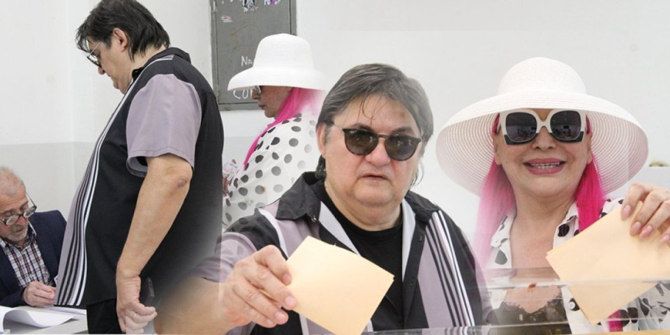 Zorica i Kemiš glasali na izborima: Brunclikova otmenija nego ikada - sva u tufnama, a na glavi premoćan detalj (FOTO/VIDEO)