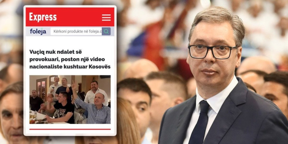 Kurtijevi mediji udarili na Vučića i Danila! Besni zbog ubedljive pobede na izborima, smeta im što se vesele uz pesme o Kosovu (FOTO)