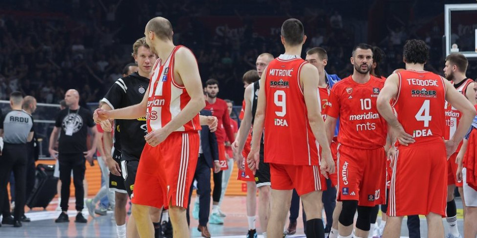 Partizan se nije pojavio! Košarkaši Zvezde se pozdravili sa sudijama, sve je gotovo (VIDEO)