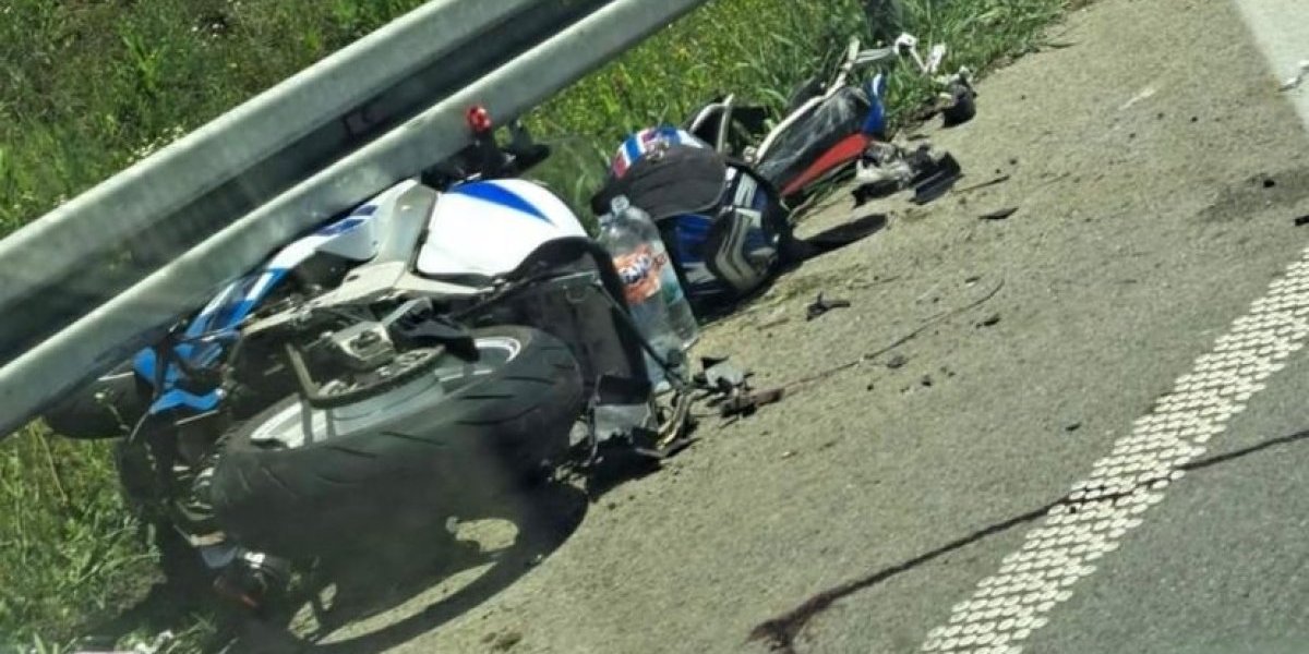 Teška nesreća na "Milošu Velikom": Dečko i devojka na motoru sleteli sa puta i zakucali se u bankinu
