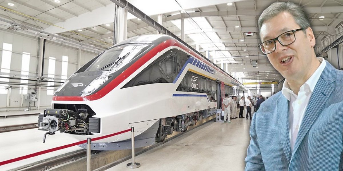 Vučić na predstavljanju novog kineskog brzog voza Soko: Ponovo smo oživeli železnicu, uvozimo najkvalitenije i najlepše vozove!