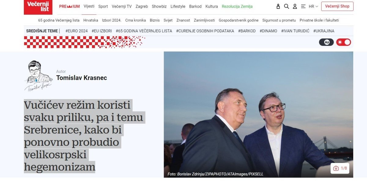 Ustaško ludilo ne prestaje! Hteli da unize Srbe, pa pobesneli jer im je Vučić pokazao da imamo kičmu i da stojimo uspravno!