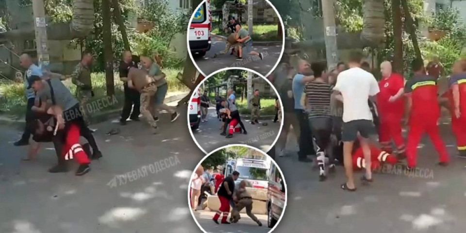 (VIDEO) Šok snimak iz Ukrajine! Lekari pretukli vojne regrutere! Ludnica u Odesi, došli da ukažu pomoć, a tamo ih sačekalo...