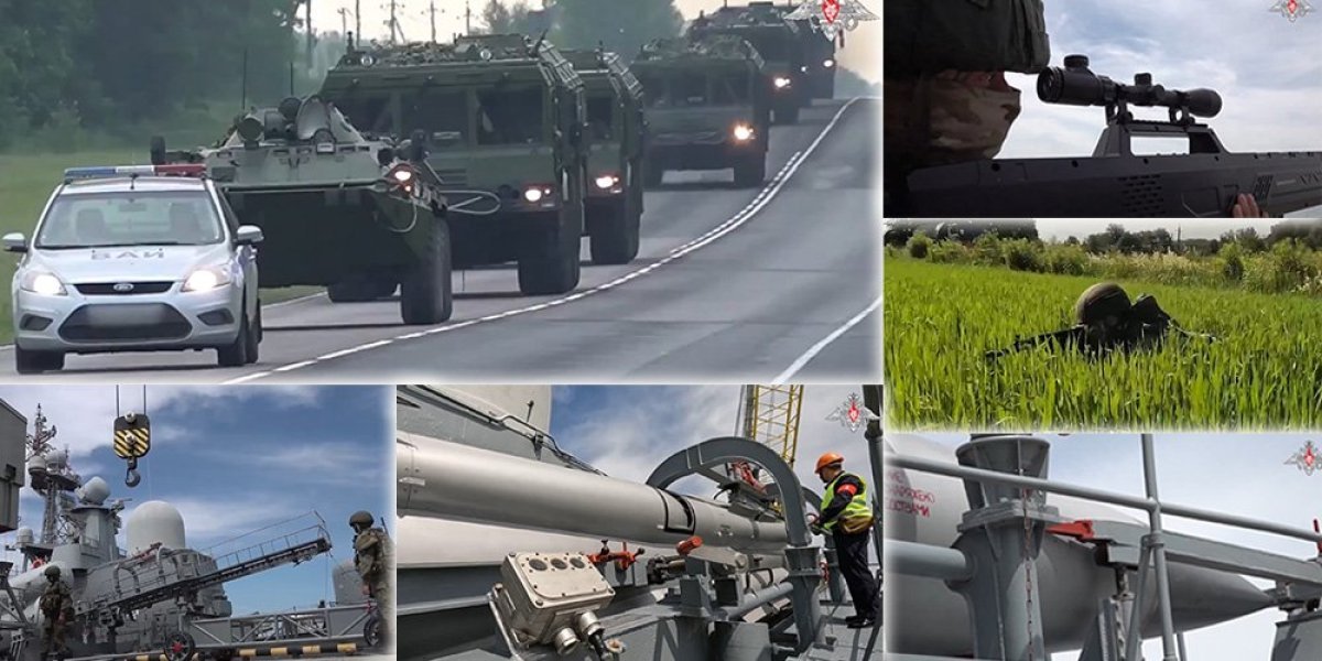 (VIDEO) Nešto krupno se sprema! Snimljen vojni konvoj sa razornim oružjem: Scene iz Rusije i Belorusije uzdrmale Evropu!