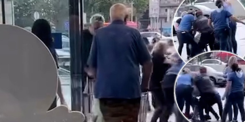 Prodavačice napale migranta koji je pokušao da krade! Snimak užasnog incidenta na Trošarini