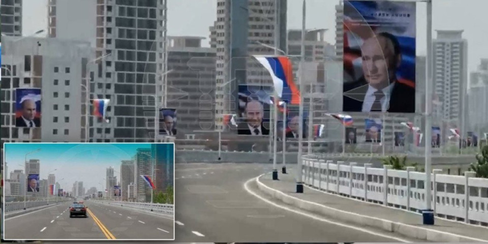 (VIDEO) Putina dočekuju kao cara! Scene iz Pjongjanga obišle svet: Svakog časa očekuju dolazak ruskog lidera!