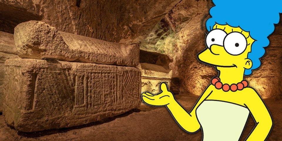 Neverovatno otkriće! Mardž Simpson je postojala pre 3.000 godina - sarkofag sa telom čuvene junakinje šokirao svet (FOTO)