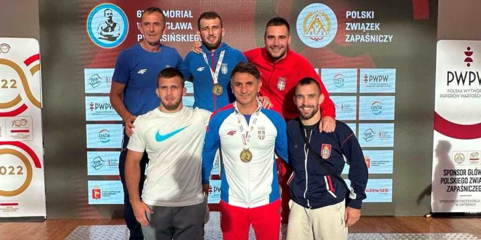 Zagrevanje za Olimpijske igre: Dva zlata za srpske rvače u Varšavi