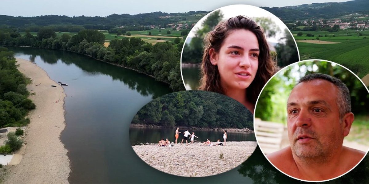 (VIDEO) Drina je najlepša tamo gde je "kriva"! Žićina plaža je u inostranstvu, ali vam pasoš ne treba!