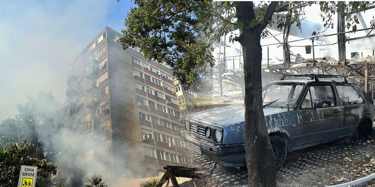 Stravičan požar na Novom Beogradu - U opasnosti i stanovi u okolini! (FOTO/VIDEO)